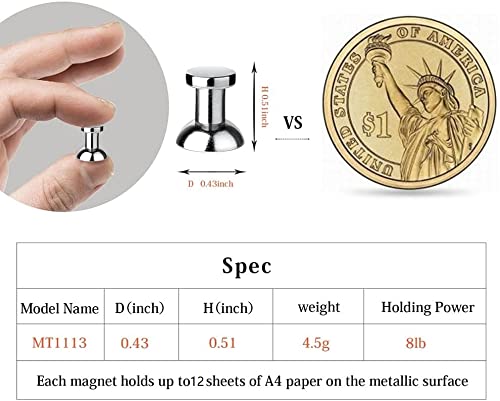 Magnetic Push Pins